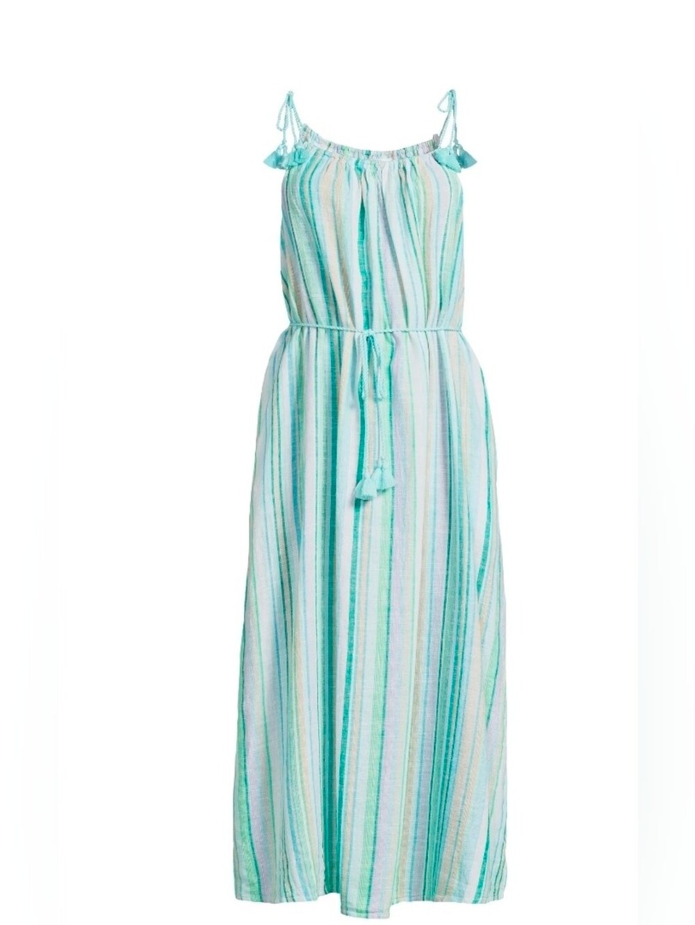 Time and Tru Women's Tie Shoulder Midi Dress